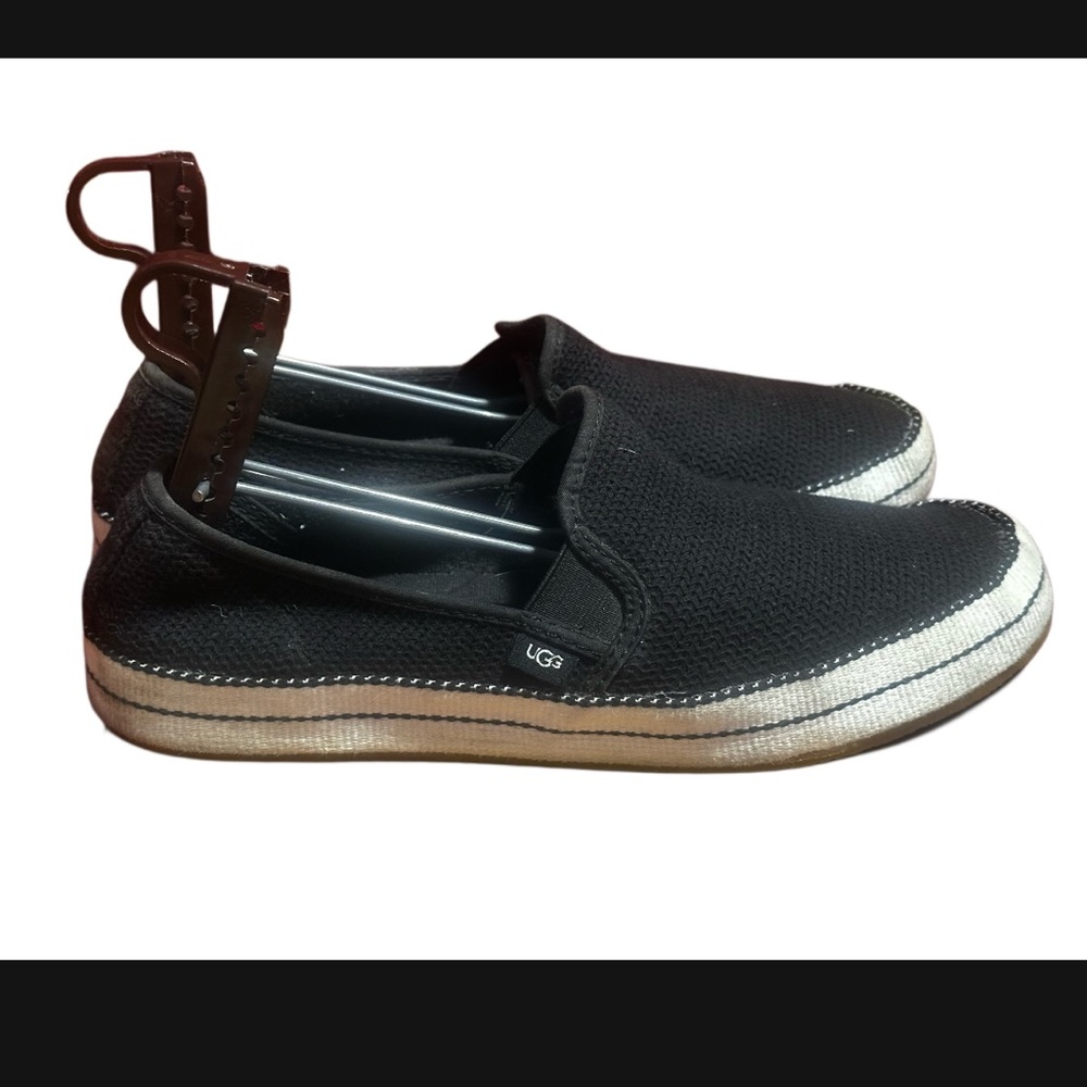 Ugg black nylon slip on sneakers size 40 us 9.5